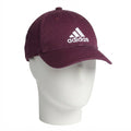 adidas Adidas Burgundy Curved-Brim Baseball Cap