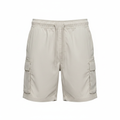 Livergy Men's Beige Drawstring Cargo Shorts