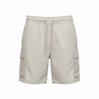 Livergy Men's Beige Drawstring Cargo Shorts