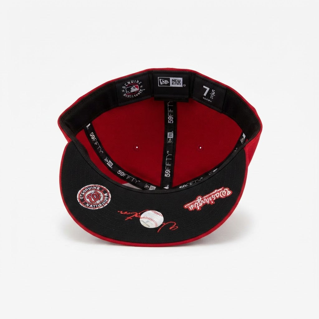New Era Red Washington Nationals Flat-Brim Cap