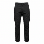 Men's Black Premium Cotton Cargo Pants