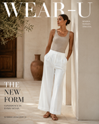 Women's High-Rise White Wide-Leg Ankle Trousers
