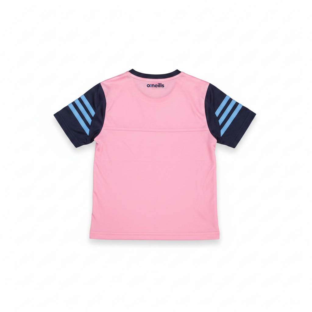 O'Neills Kids Pink & Navy Dublin GAA Jersey