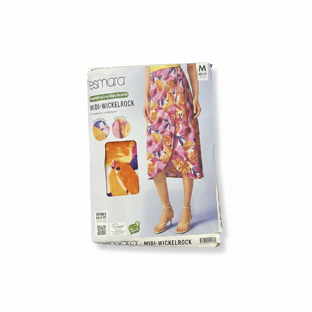 Esmara Women's Vibrant Floral Print Summer Skirt - Size M