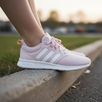 Women's Light Pink Low Top Mesh Running Trainers