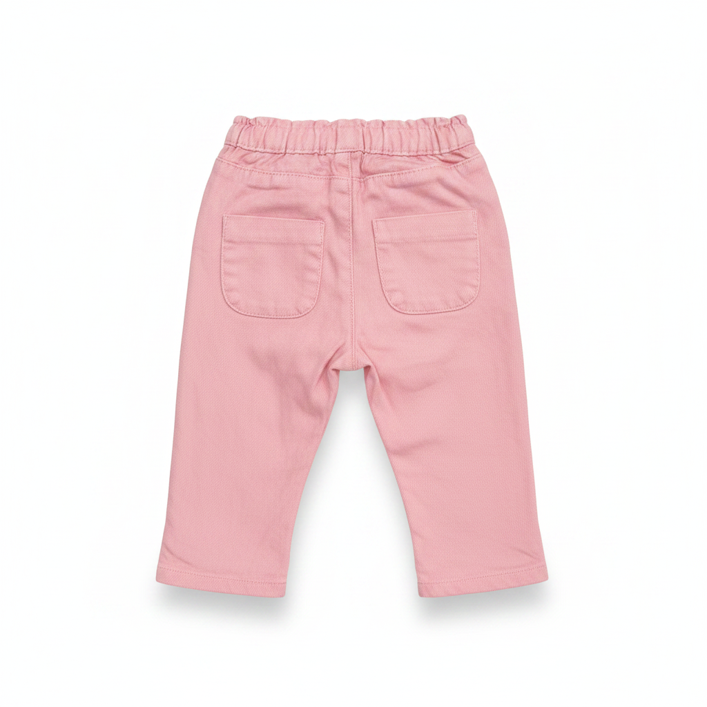 fox & bunny by sinsay Kids Pink Cotton Twill Elasticated Wai