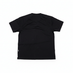 Women's Black Short-Sleeve Relaxed Fit Polo Shirt
