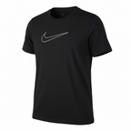 Nike Men's Black Rhinestone Swoosh T-Shirt