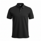 Anko Men's Classic Black Short Sleeve Piqué Polo Shirt - S