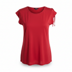 Gilly Hicks Women's Teal Velvet Mock Neck Long Sleeve Top