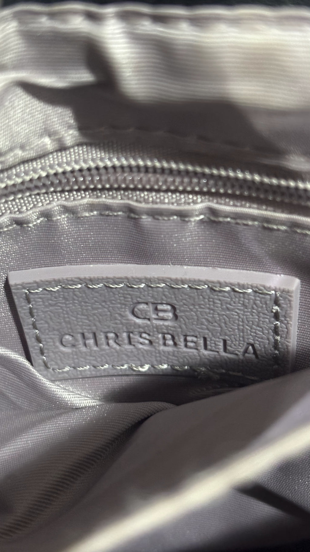 Chrisbella Monogram Top-Handle Flap Bag