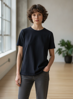 COTTON:ON Cotton:On Deep Navy Regular Fit Crew Neck T-Shirt