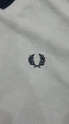 Fred Perry Men's Pique Polo Shirt - Sage & Pink