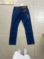 Levi's Indigo Blue Straight Leg Jeans with Button Fly