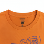 F&F Kids Orange Graphic Sleeveless Cotton Tank Top