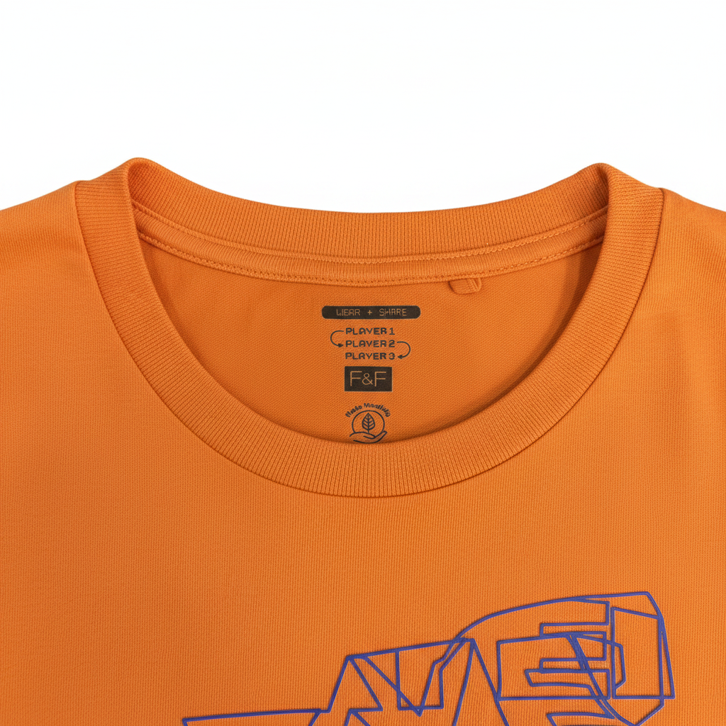 F&F Kids Orange Graphic Sleeveless Cotton Tank Top