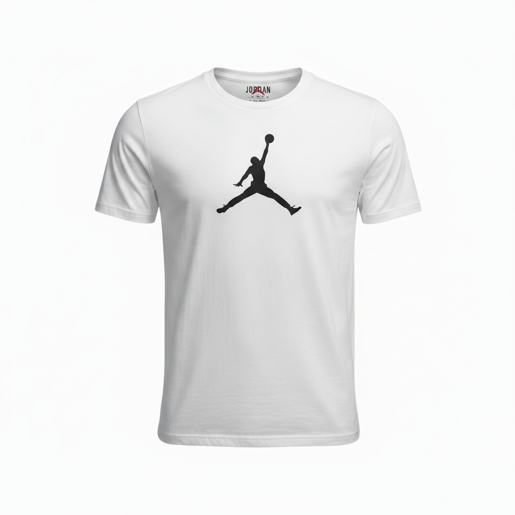 Women's White Graphic Logo Crew Neck T-Shirt