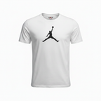 Women's White Graphic Logo Crew Neck T-Shirt