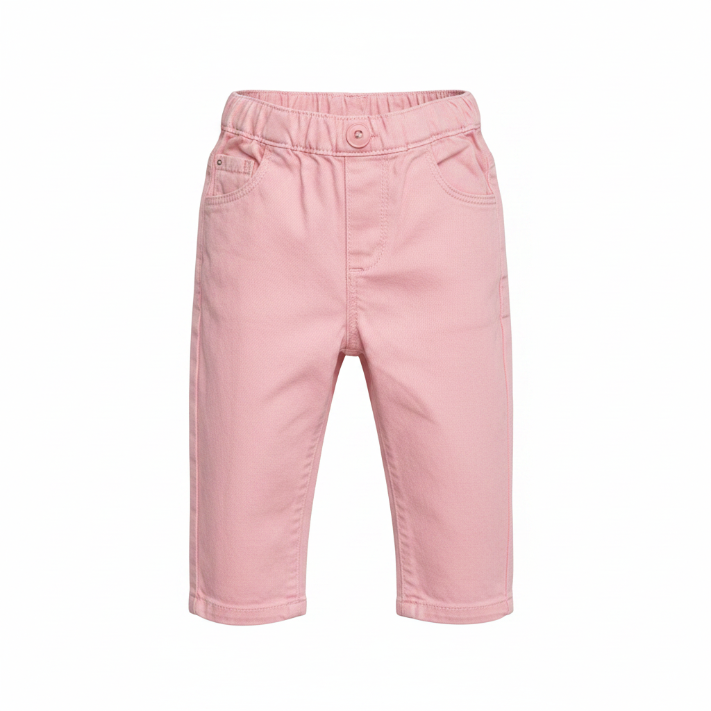 fox & bunny by sinsay Kids Pink Cotton Twill Elasticated Wai
