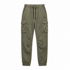Men's STRUCTUREN CARGO Olive Green Jogger Pants - Large