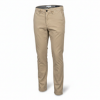 Men's Slim Fit Khaki Chino Pants - Tan