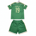 Kids Green Panathinaikos Style Football Kit Jersey & Shorts