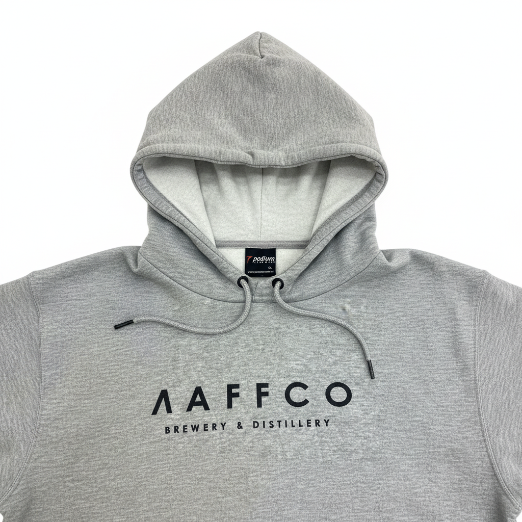 Maffco Brewery & Distillery Grey Marle Fleece Hoodie