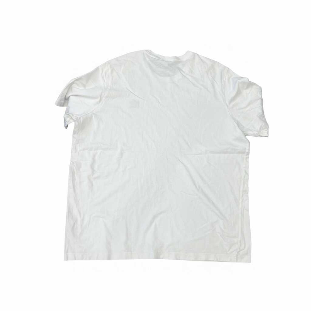adidas Women's White Logo Cotton Crew Neck T-Shirt