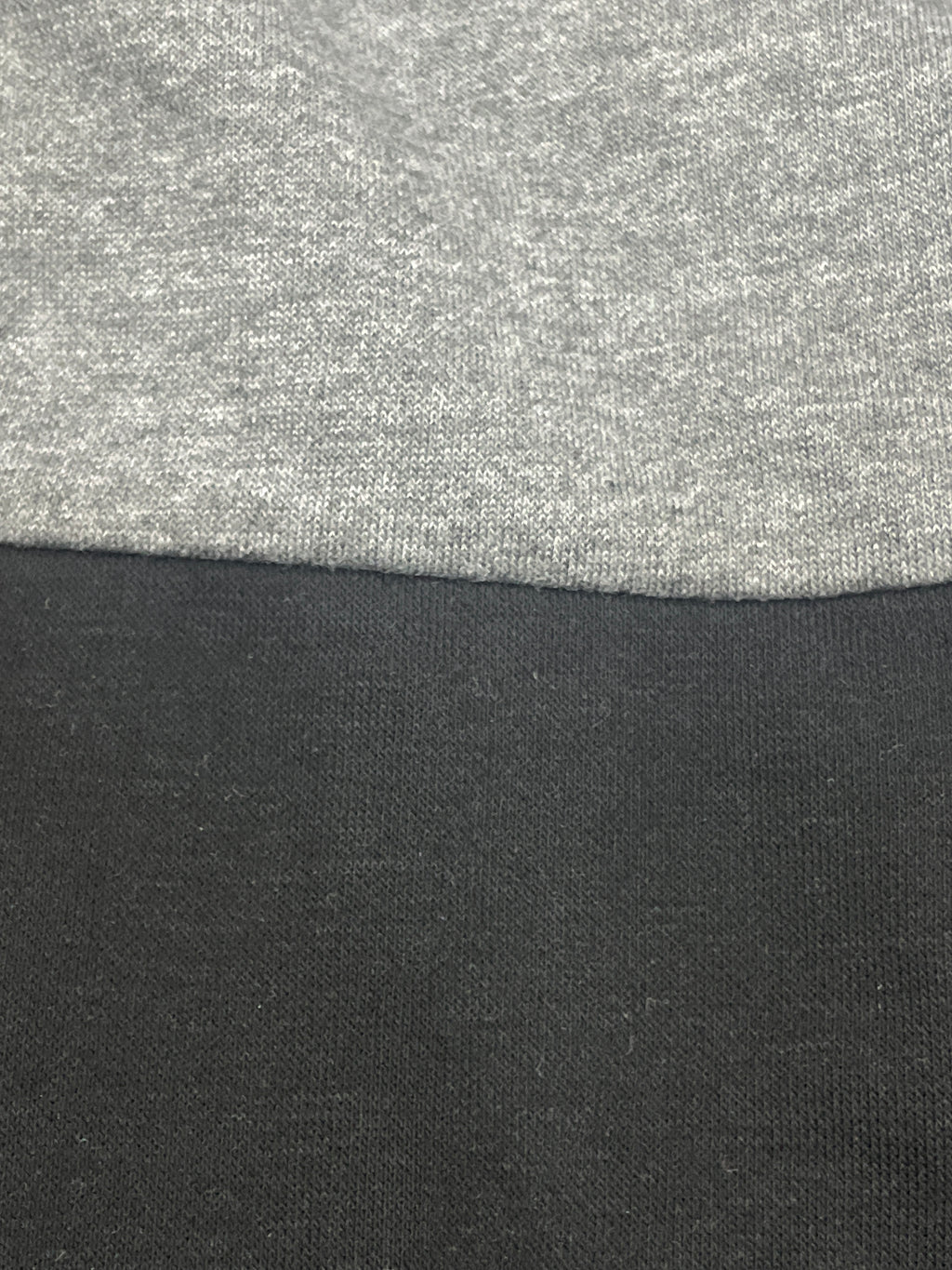 Livergy Men's Colorblock Zip-Up Hoodie - Black and Gray
