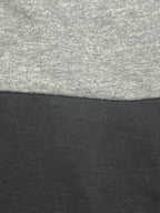 Livergy Men's Colorblock Zip-Up Hoodie - Black and Gray