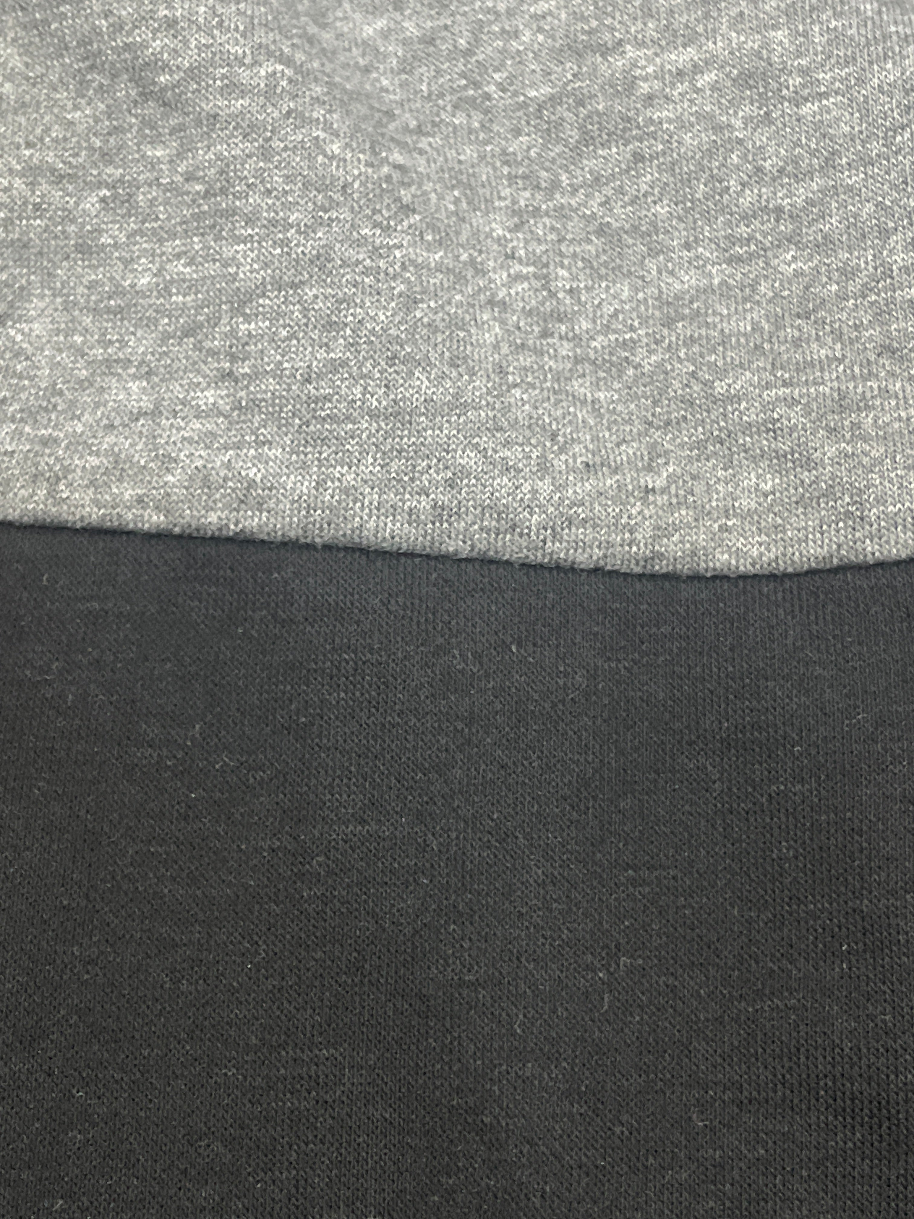 Livergy Men's Colorblock Zip-Up Hoodie - Black and Gray