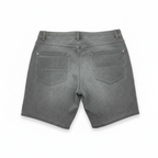 LIVERGY Men's Grey Denim Bermuda Shorts