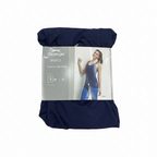Slazenger Women's Navy Cotton Ribbed Sports Vest Top