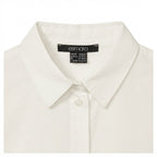 esmara Women's Classic White Relaxed Cotton Button-Up Shirt