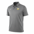 Nike Men's Grey Dri-Fit SF Logo Performance Polo Shirt