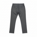 CUBA man® Men's Grey Micro-Pattern Slim-Fit Tailored Trouser
