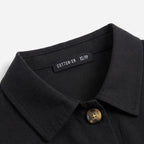 COTTON:ON Women's Black Button-Down Linen Blend Mini Dress
