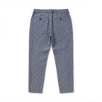 BANANA REPUBLIC Men's Blue Textured Linen Blend Drawstring T