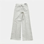 Conbipel Conbipel White Wide-Leg Stretch Denim Trousers - Si