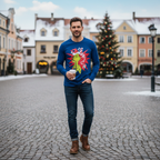 The Grinch Blue Long Sleeve Graphic T-Shirt Men's XL