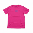 Vans Men's Magenta Pink Classic Fit Box Logo T-Shirt