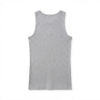 LIVERGY Men's Grey Ribbed Sleeveless Tank Top - Size XL