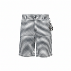 COTTON ON KIDS Kids Navy and White Gingham Tailored Shorts