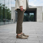 Men's Garamond Taupe Nubuck Derby Shoes