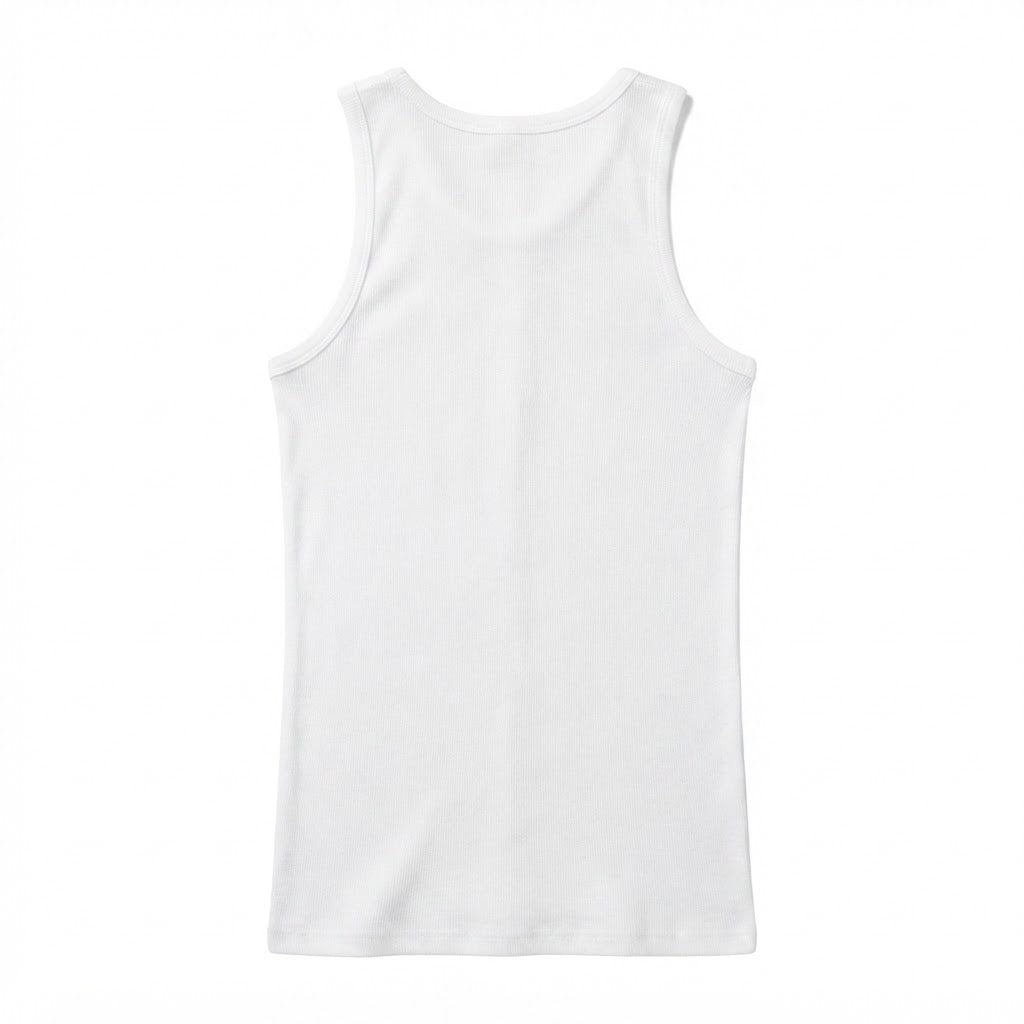 LIVERGY Men's Classic White Ribbed Tank Top Undershirt