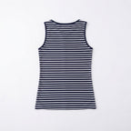 esmara Women's Navy and navy blue Striped Cotton Tank Top