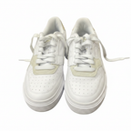 Puma White and Beige Cali Platform Sneakers