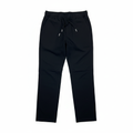 Mataria Men's Black Tapered Drawstring Trousers