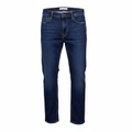Women's Dark Blue Slim Straight Leg MNG Denim Jeans