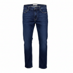 Women's Dark Blue Slim Straight Leg MNG Denim Jeans